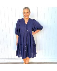 Lexi Summer Dress in Navy - Pack of 4