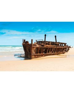 Fraser Island Wreck Canvas