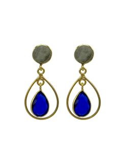 Tasman Earrings -Blue