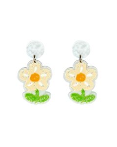 Resin Earrings-Flowers