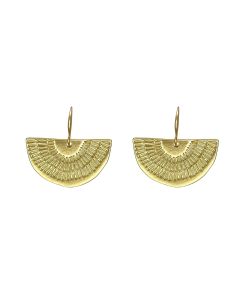 Matte Earrings-Gold