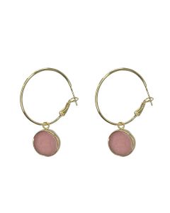 Tasman Earrings-Pink
