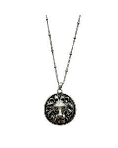 Tasman Necklace-Silver Lion