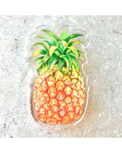 Pineapple Artist Brooch - Acrylic