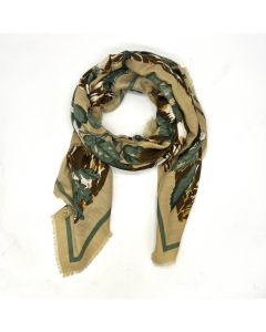 Blue and Brown Scarf
