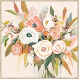 Floral Painting Canvas 100x100