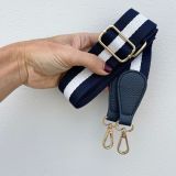 Bag Strap - Blue and White