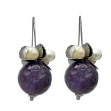 Tasman Earrings-Purple