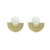 Gold/Silver Matte Earrings