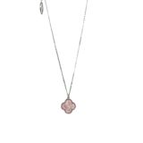 SILVER PINK NECKLACE