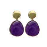Tasman Earrings-Purple