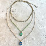 Butterfly Necklace - Blue Green