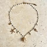 She Sells Seashells Necklace - Gold