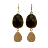 Tasman Earrings-Brown