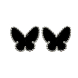 Tasman Earrings-Silver B'fly