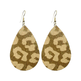 Pony Hair Earrings-Caramel/Gld