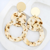 JEC-E Acylic and Metal Earrings