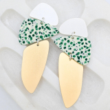 JEI-E Acylic and Metal Earrings