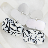 JEJ-E Acylic and Metal Earrings