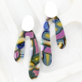 JEL-E Acylic and Metal Earrings