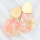 JEQ-E Acrylic and Metal Earrings