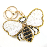 Beaded Bee keyring