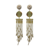 Tasman Earrings-White
