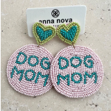 Beaded Earring Dog Mum