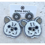 Beaded Earring Dog