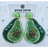Beaded Earring Avocado