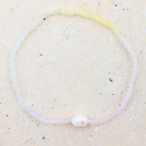 Mini Pastel and Pearl Beaded Bracelet