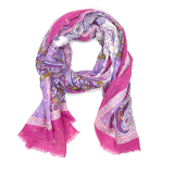 Paisley Patchwork Scarf - Purple