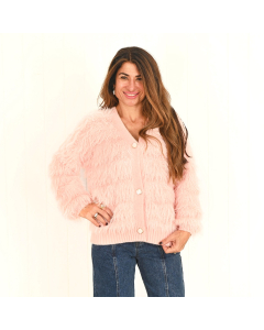 Sophie Pink Fluffy Jacket Pack of 2 (S/M, M/L)