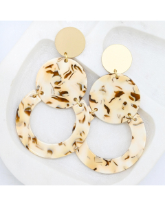 JEC-E Acylic and Metal Earrings