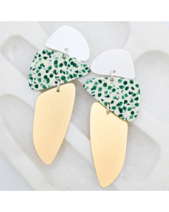 JEI-E Acylic and Metal Earrings
