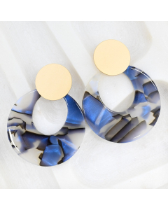 JEK-E Acylic and Metal Earrings