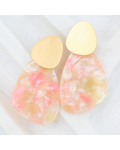 JEQ-E Acrylic and Metal Earrings