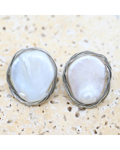 JFY-E  Pearl earrings