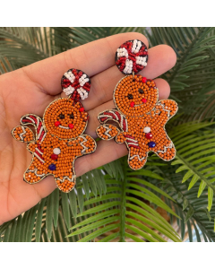 Christmas Earrings Ginger Bread